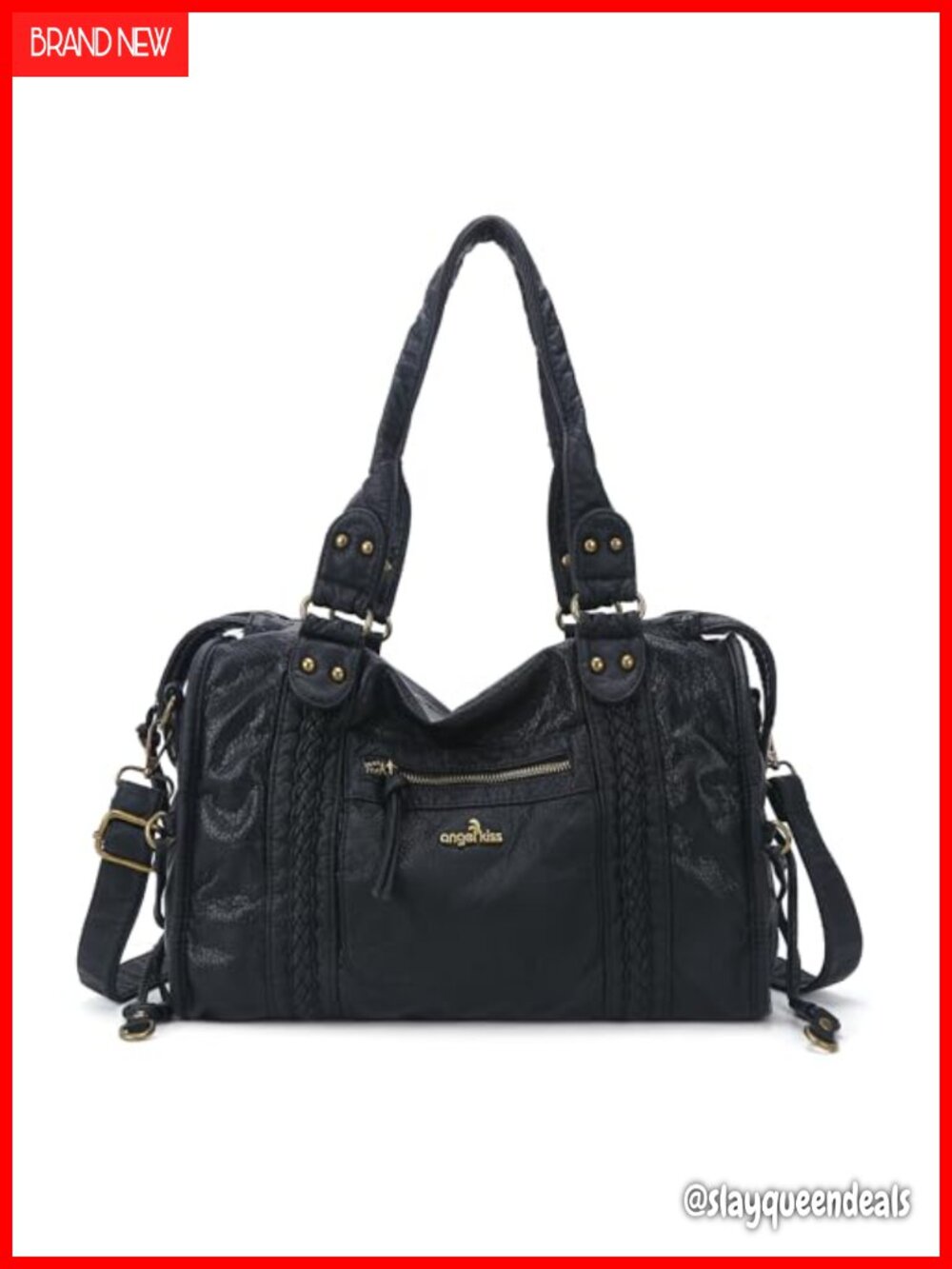 Vegan Leather Hobo Bag Large Tote Satchel Shoulder Purse for Women